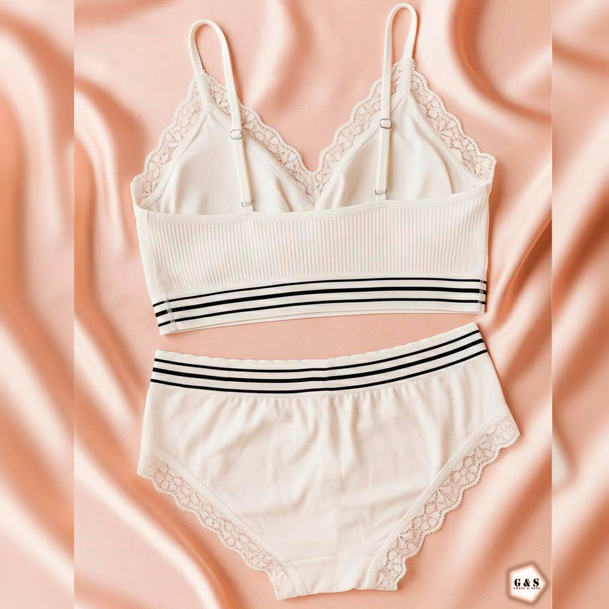 Ladies Imported High Quality Non-Padded Bralette Set