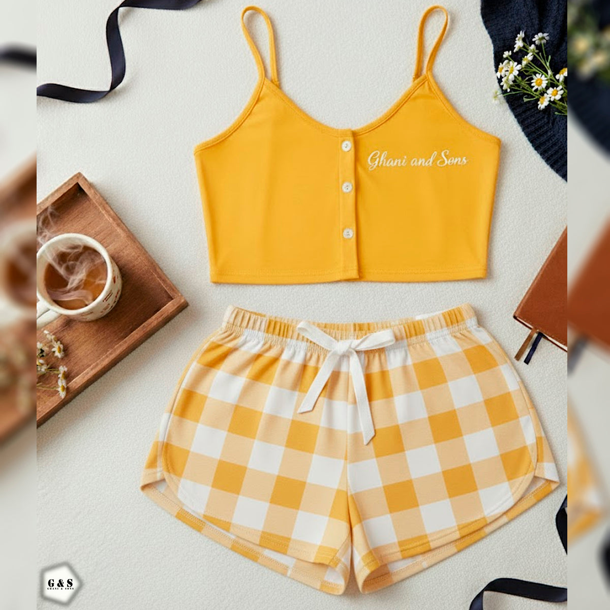 High Quality Pack Of 2 Malai Jersey Top With Short Set