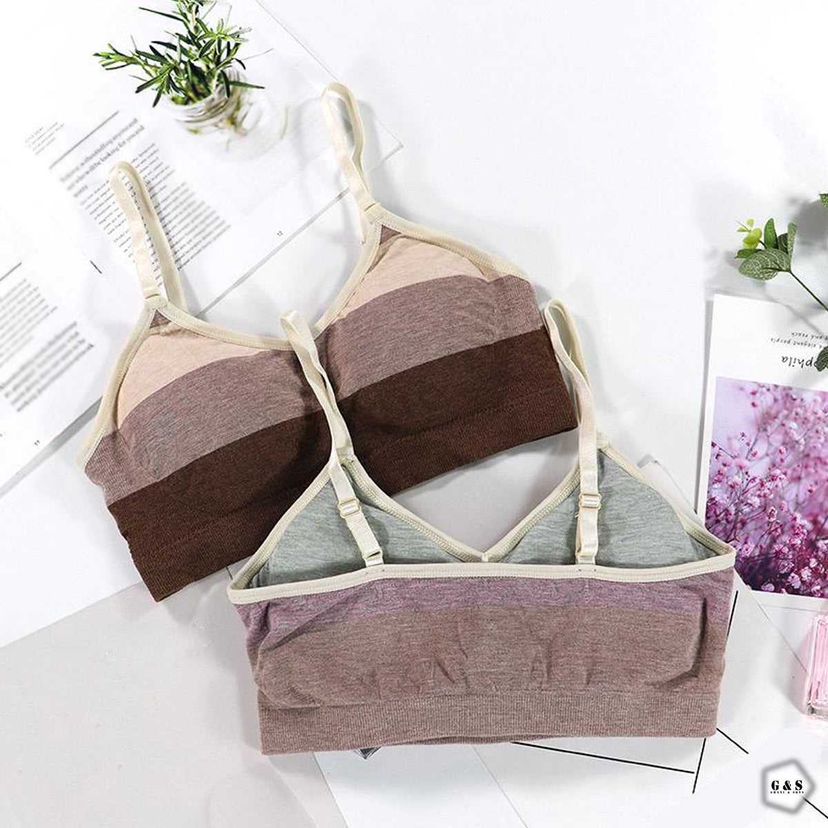 Pack Of 3 New Style Adjustable Strap Design Bralette