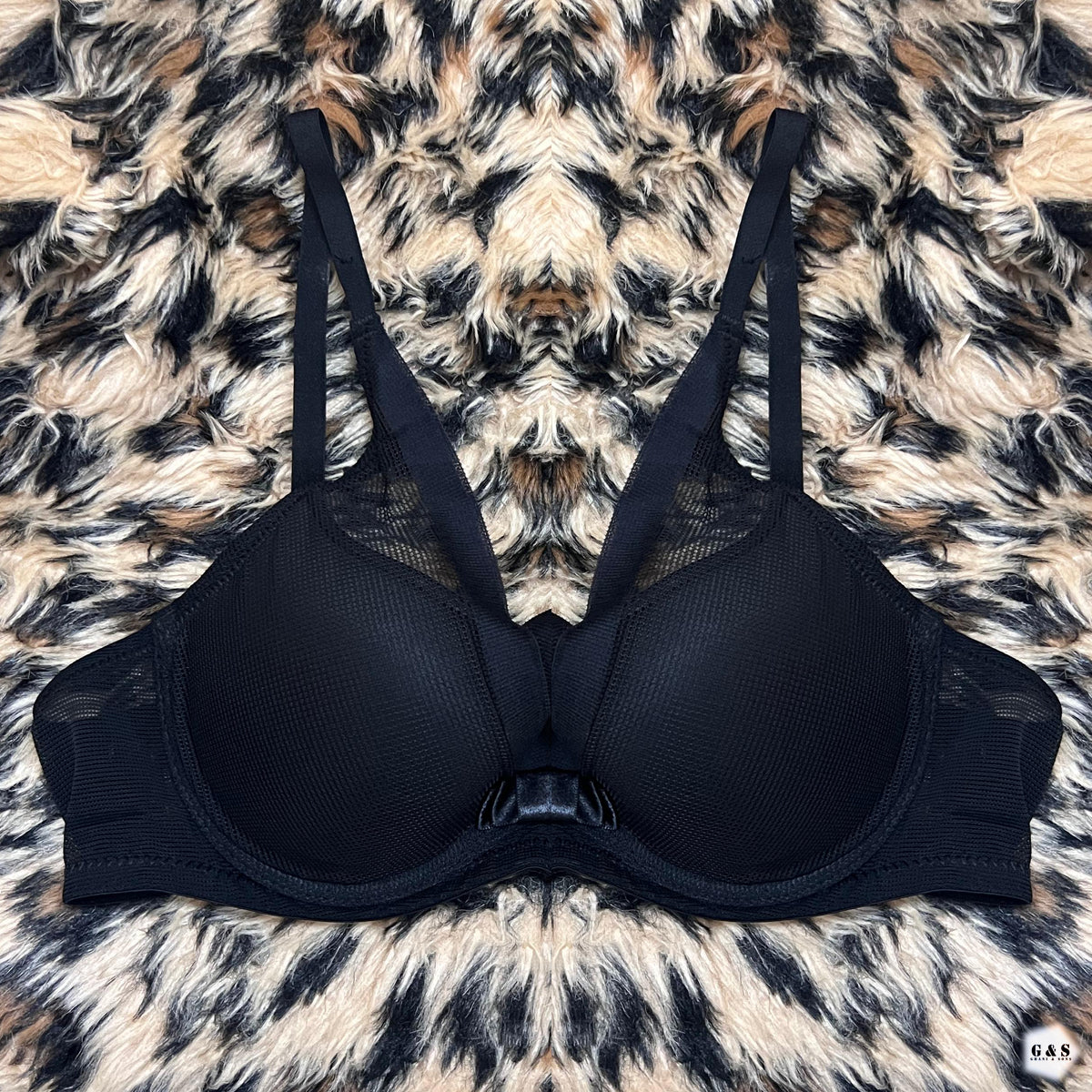 Pack Of 2 Mesh Net Design Wired Single Padded Pushup Bras