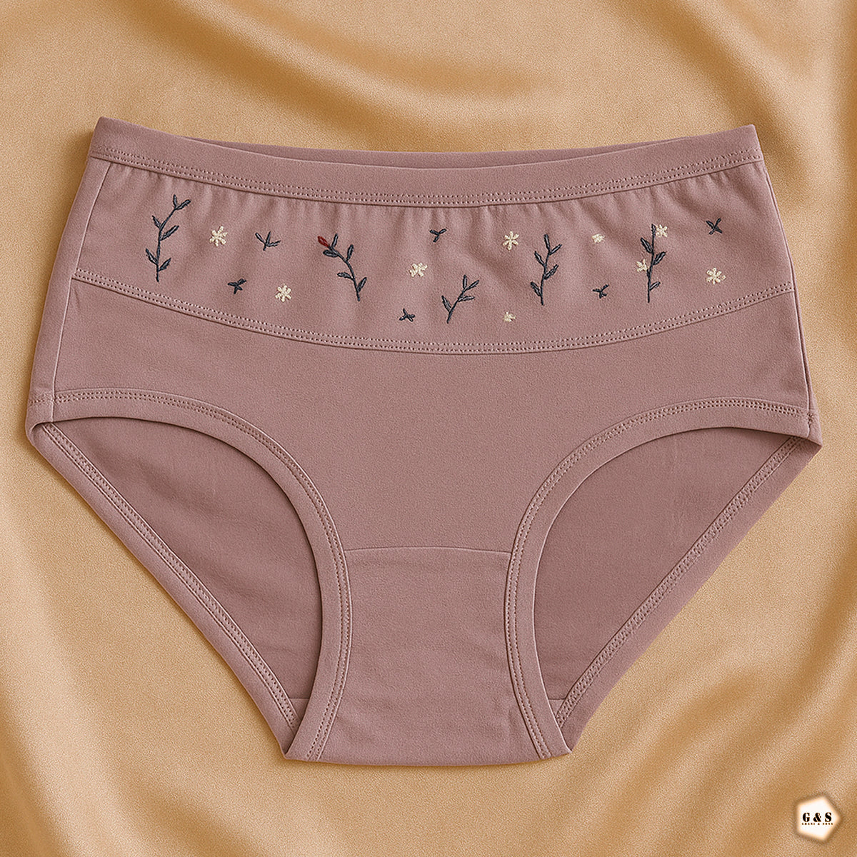 Pack Of 5 Flower Cotton Jersey Panties