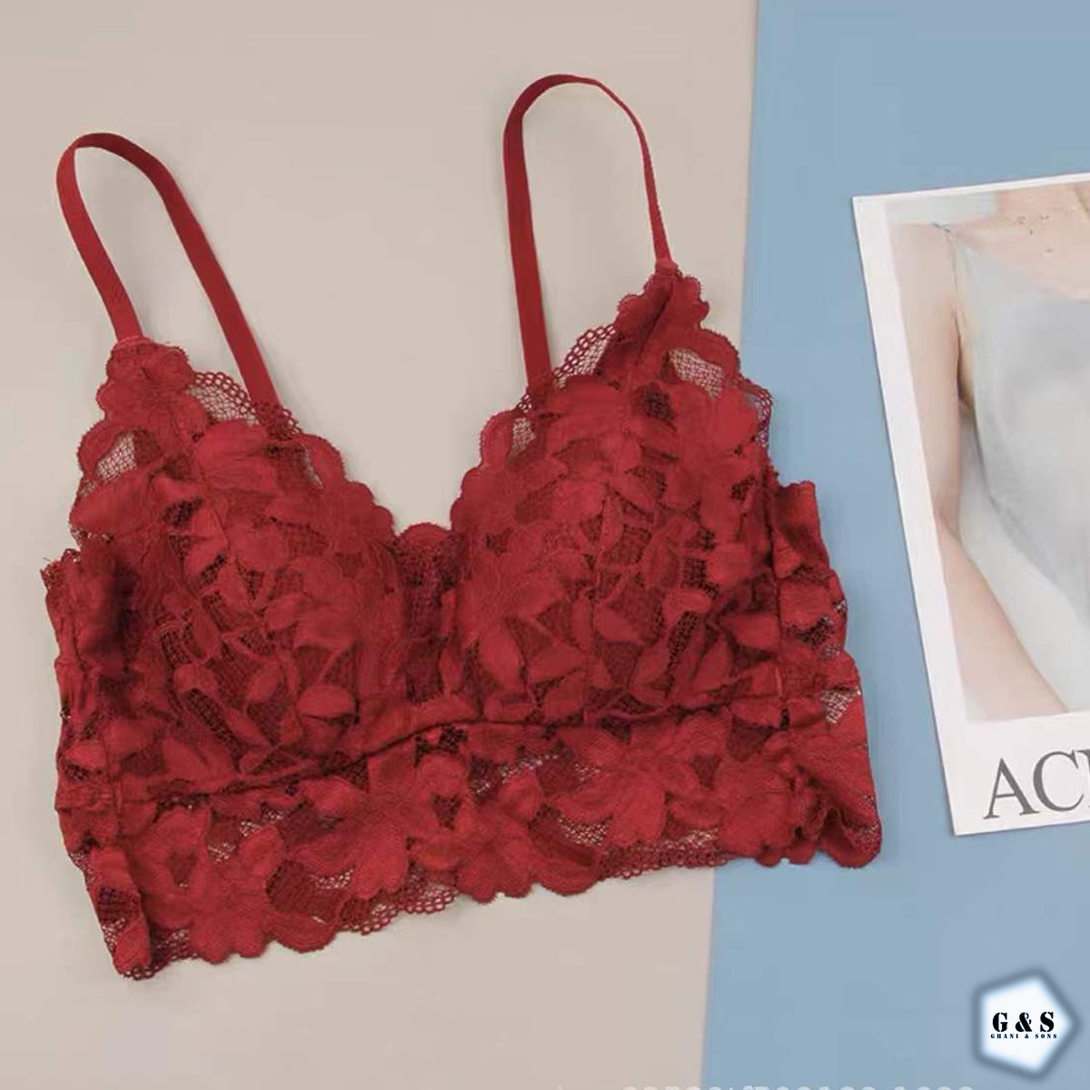 Pack Of 3 Summer Friendly Lace Bralette With Adjustable Shoulder Straps