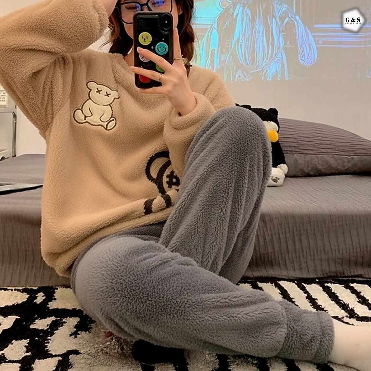 Ladies Imported Winter Flannel Suit