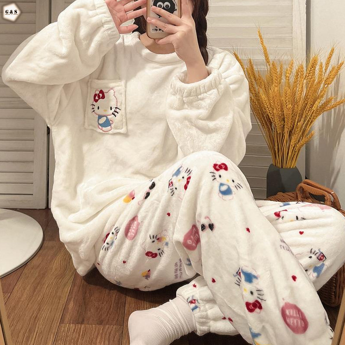 Ladies Imported Winter Flannel Suit