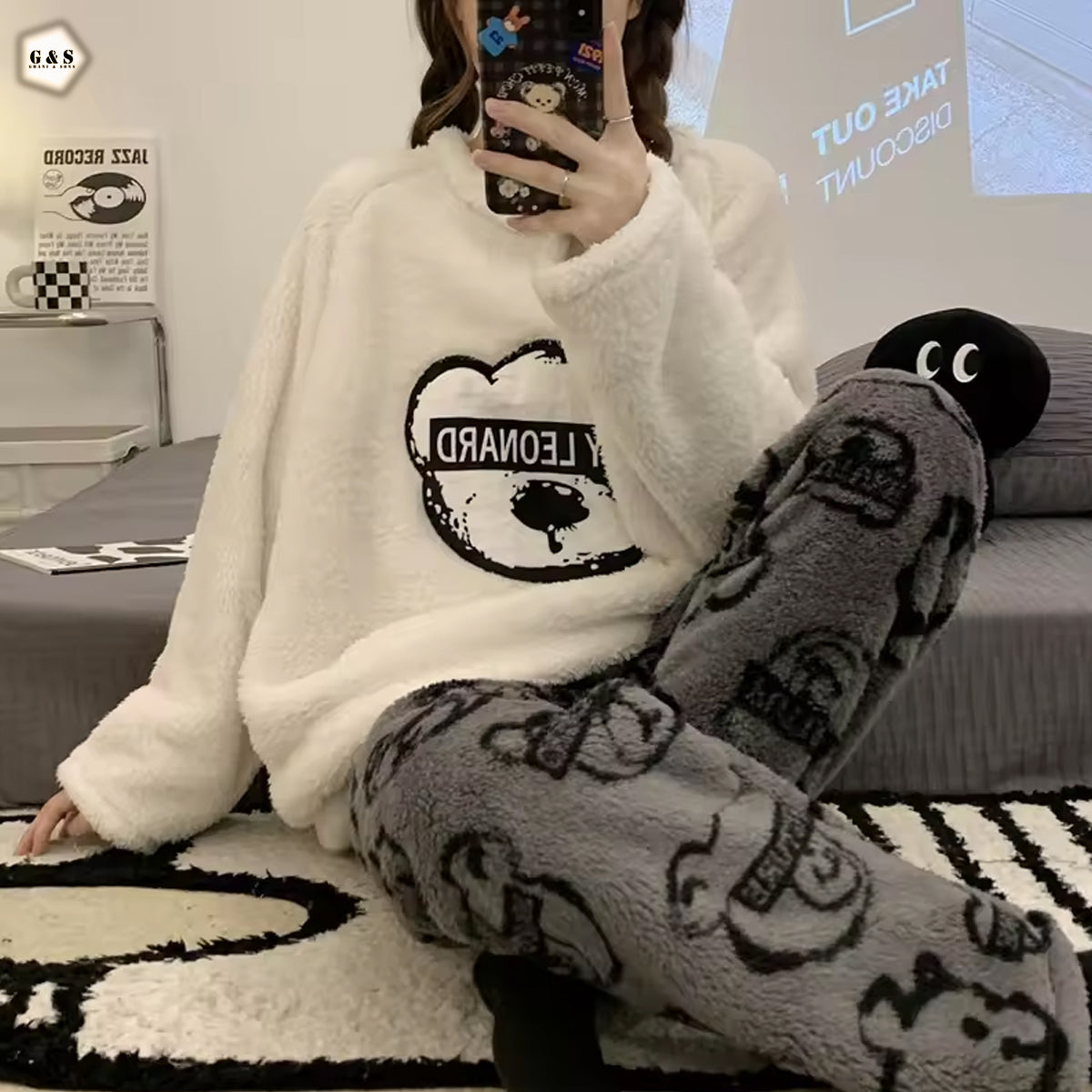 Ladies Imported Winter Flannel Suit