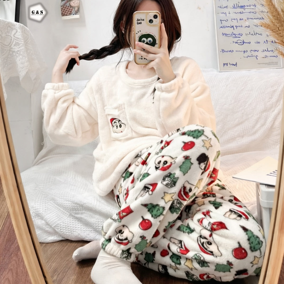 Ladies Imported Winter Flannel Suit