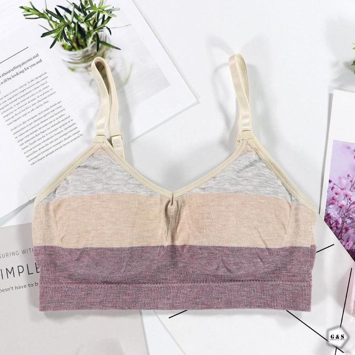 Pack Of 3 New Style Adjustable Strap Design Bralette