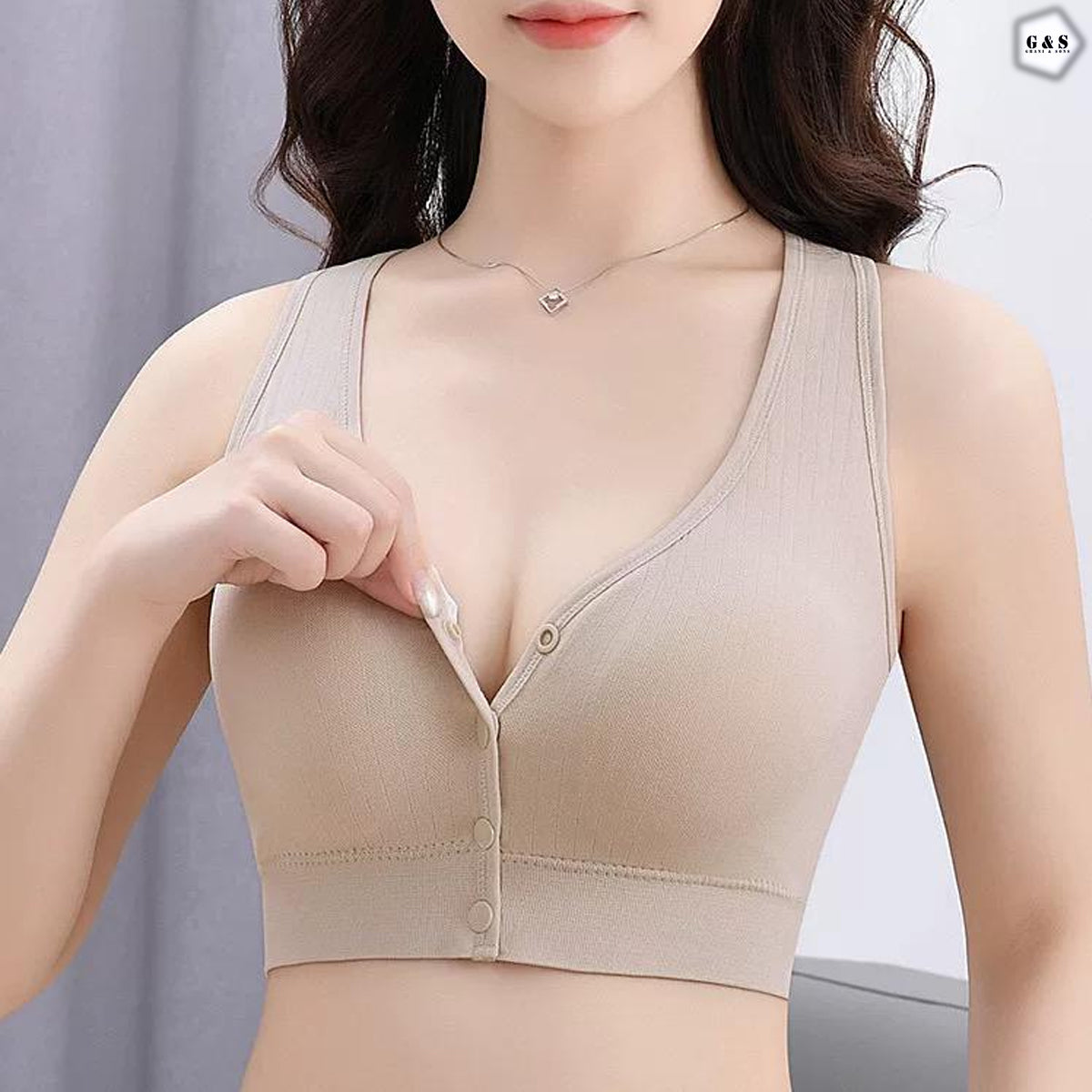 Pack Of 3 Front Open High Quality Light Padded Nursing/Sports Bralette