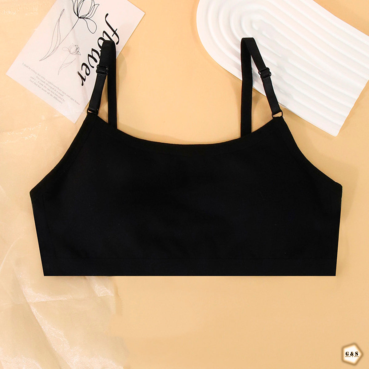 Pack Of 3 Pure Cotton Back Hook Style Light Weight Bralette