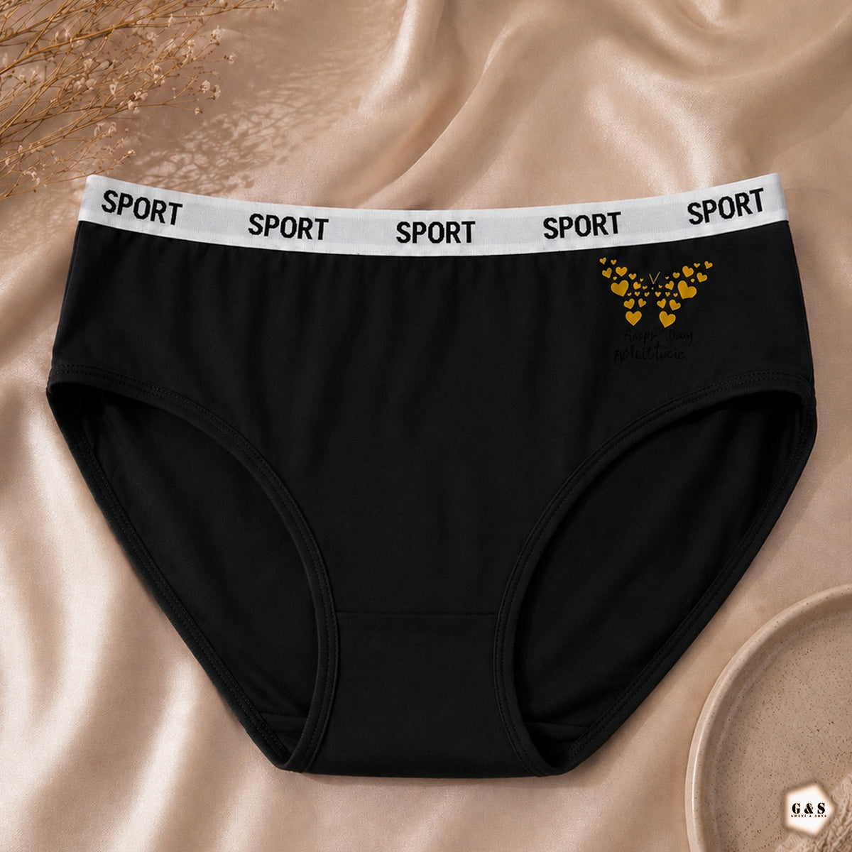 Girls Imported Pack Of 5 New Soft Cotton Jersey Panties