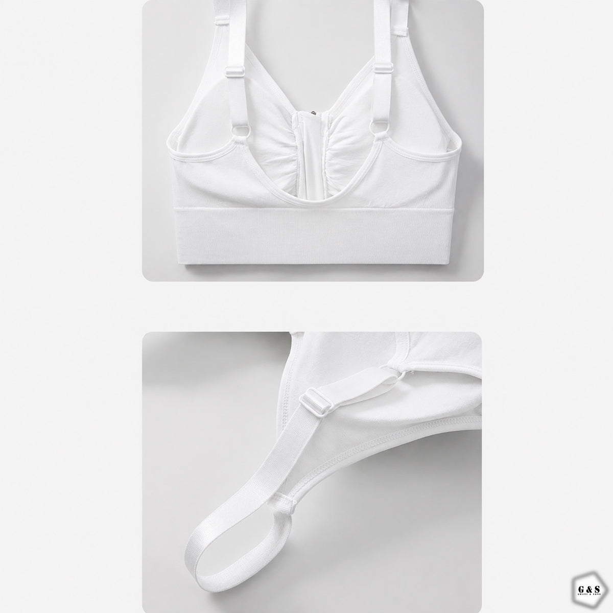 Pack Of 3 Front Open Zip Style With Shoulder Adjustable Straps Sports/Nursing Bra