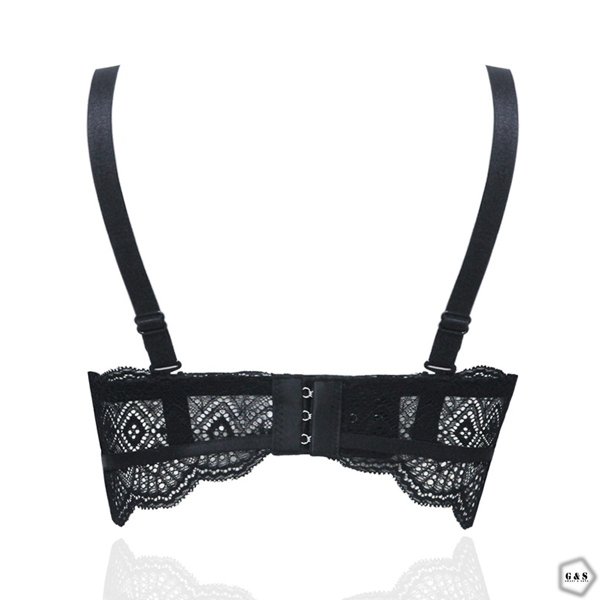 Single Padded Pack Of 2 Non Wired Lace Pushup Bras