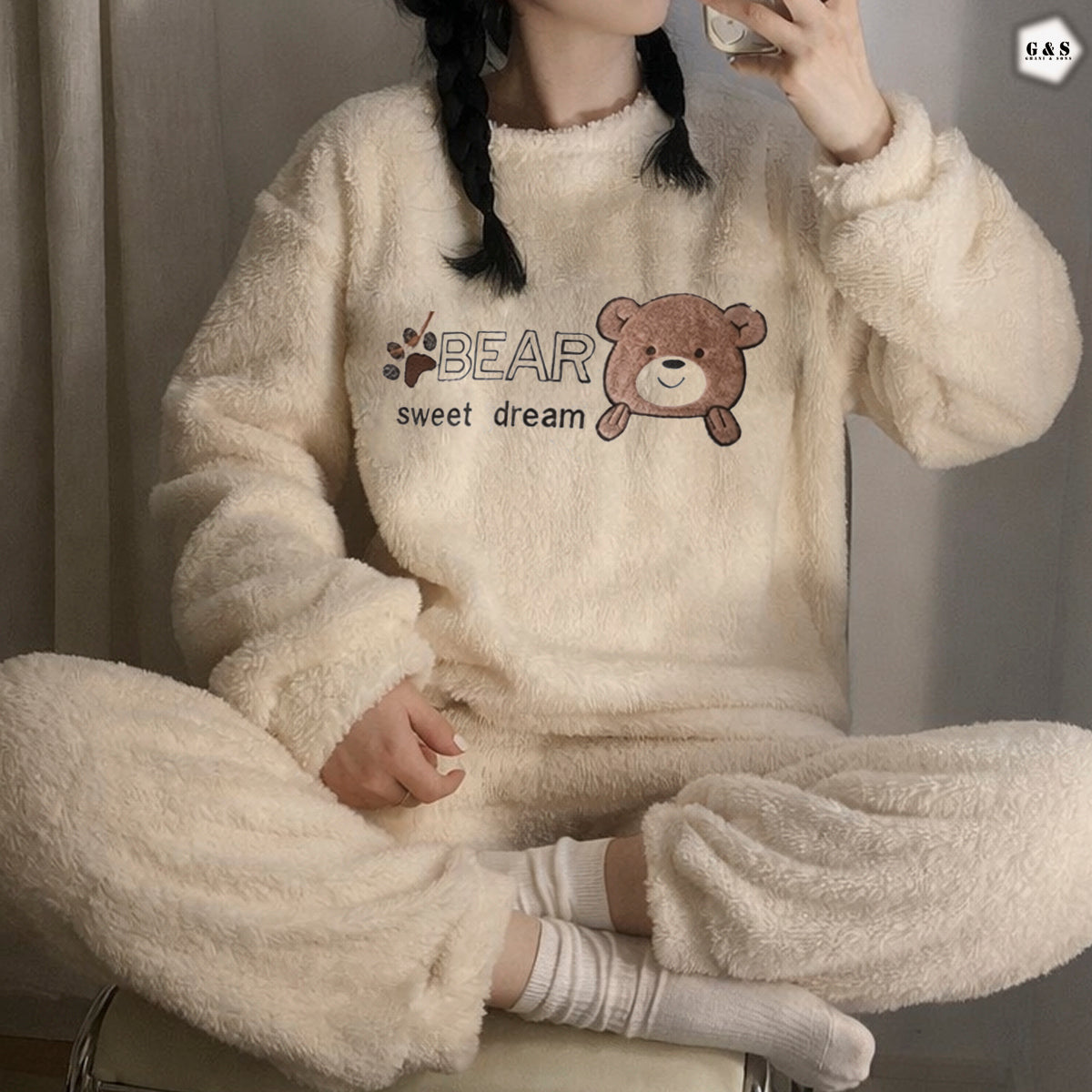 Ladies Imported Winter Flannel Suit