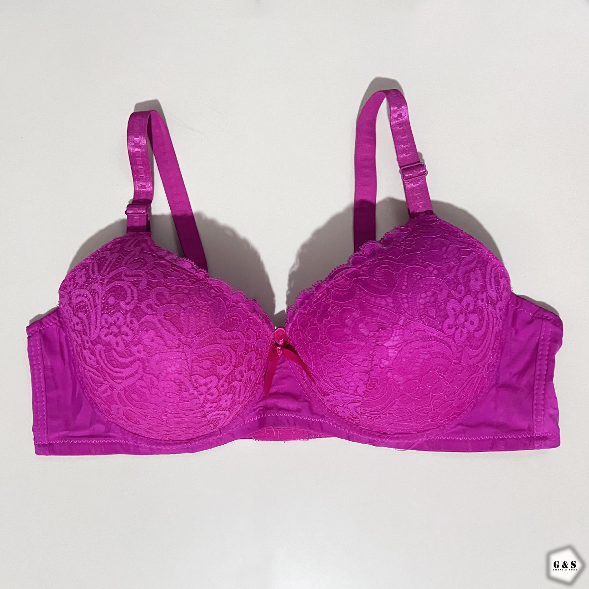Ladies Imported 42D-DD Full Cup Single Padded Pack Of 2 Wired Pushup Bras