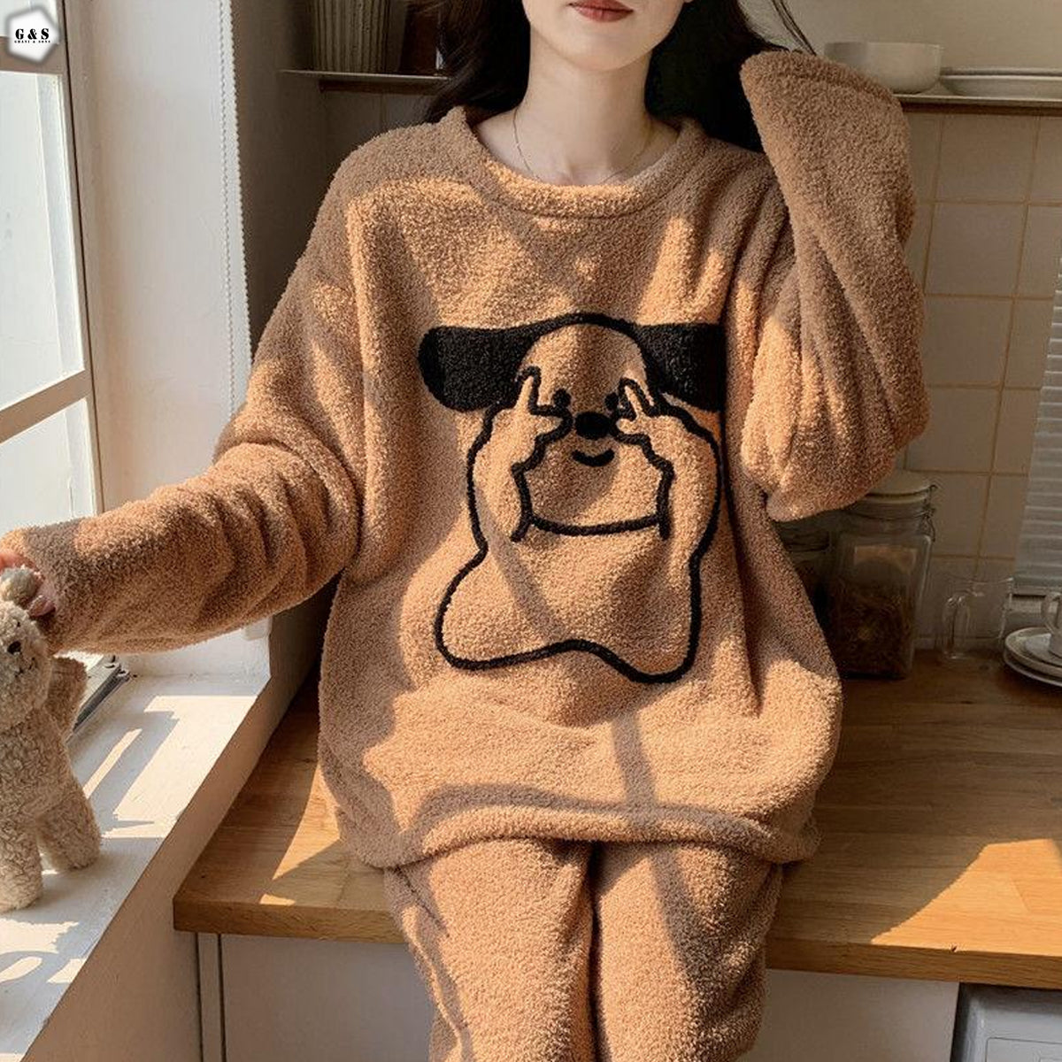 Ladies Imported Winter Flannel Suit