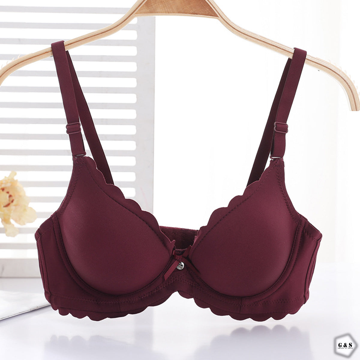Pack Of 3 Double Padded Frill Design Wired Pushup Bras
