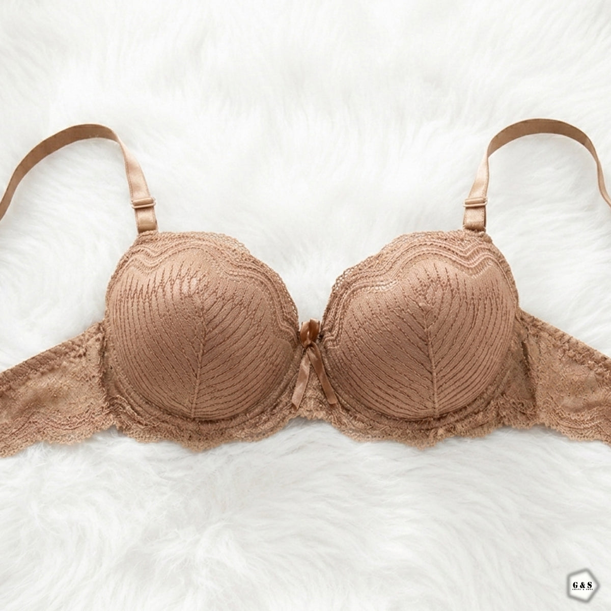 Lace Design Pack Of 3 Double Padded Pushup Wired Bras