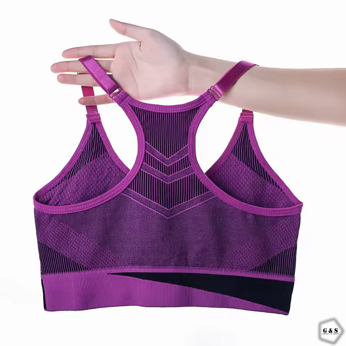 High Quality Pack Of 3 Adjustable Straps Sports Bras