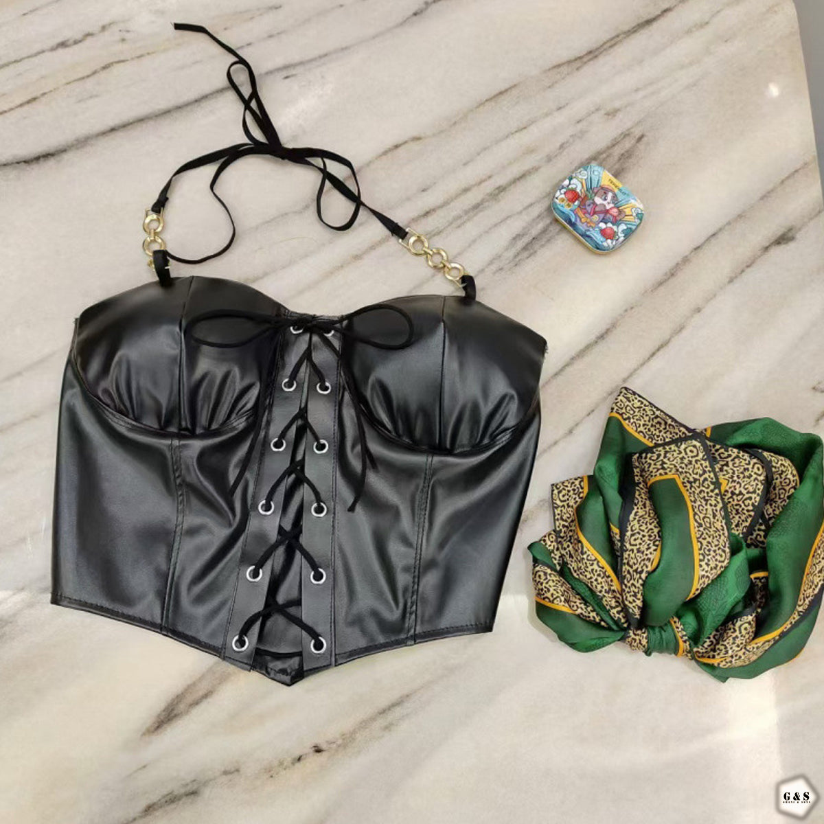 Ladies Imported Pack Of 3 Exclusive Leather Tops