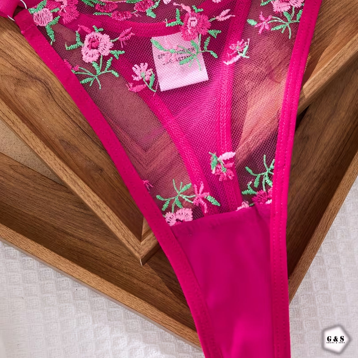 High Quality Wired Net Pushup Bra & Panty Set