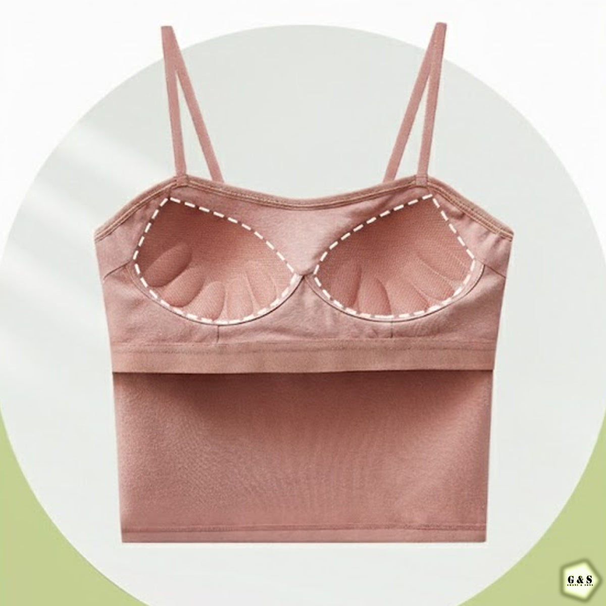 High Quality Pack Of 3 Cotton Pushup Camisoles