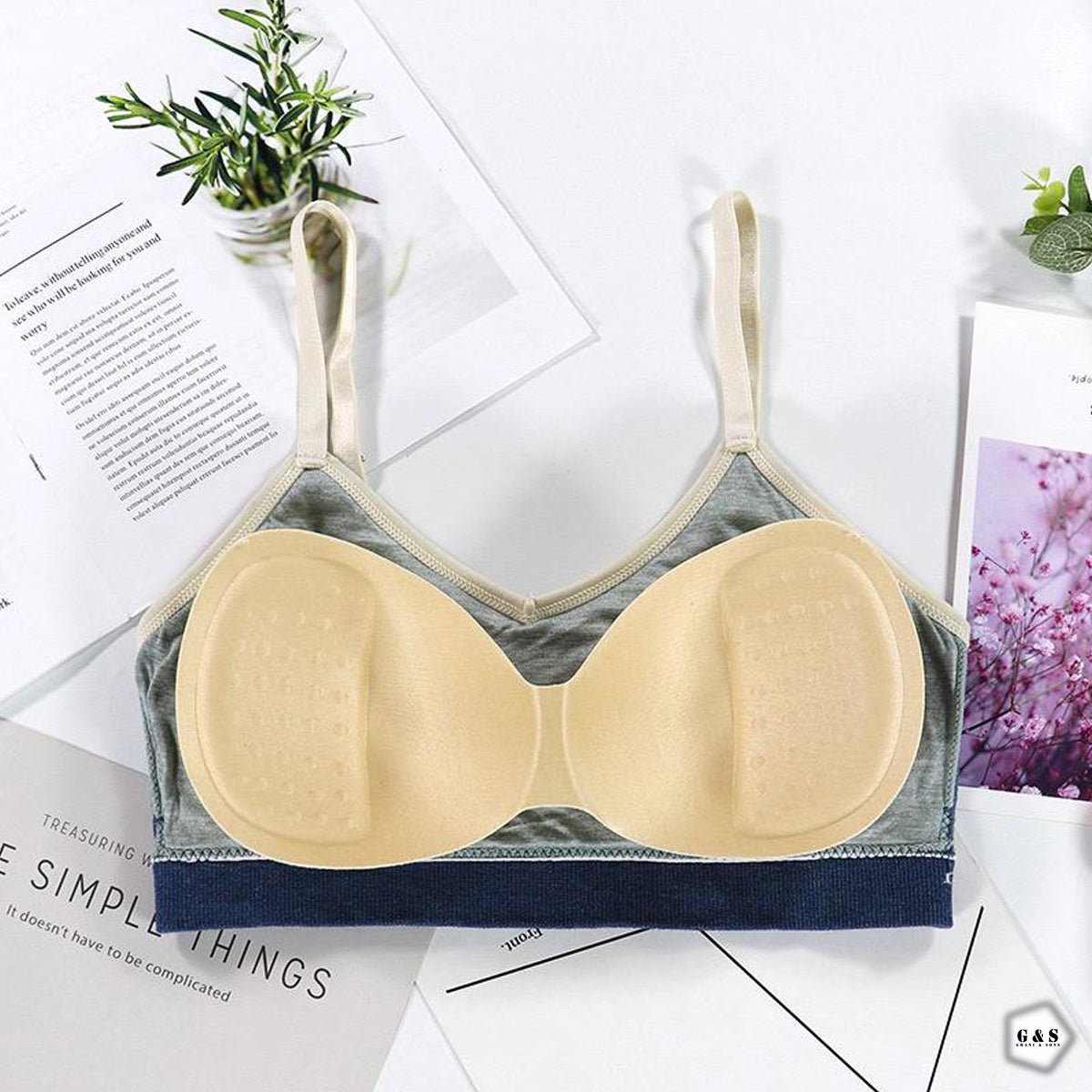 Pack Of 3 New Style Adjustable Strap Design Bralette