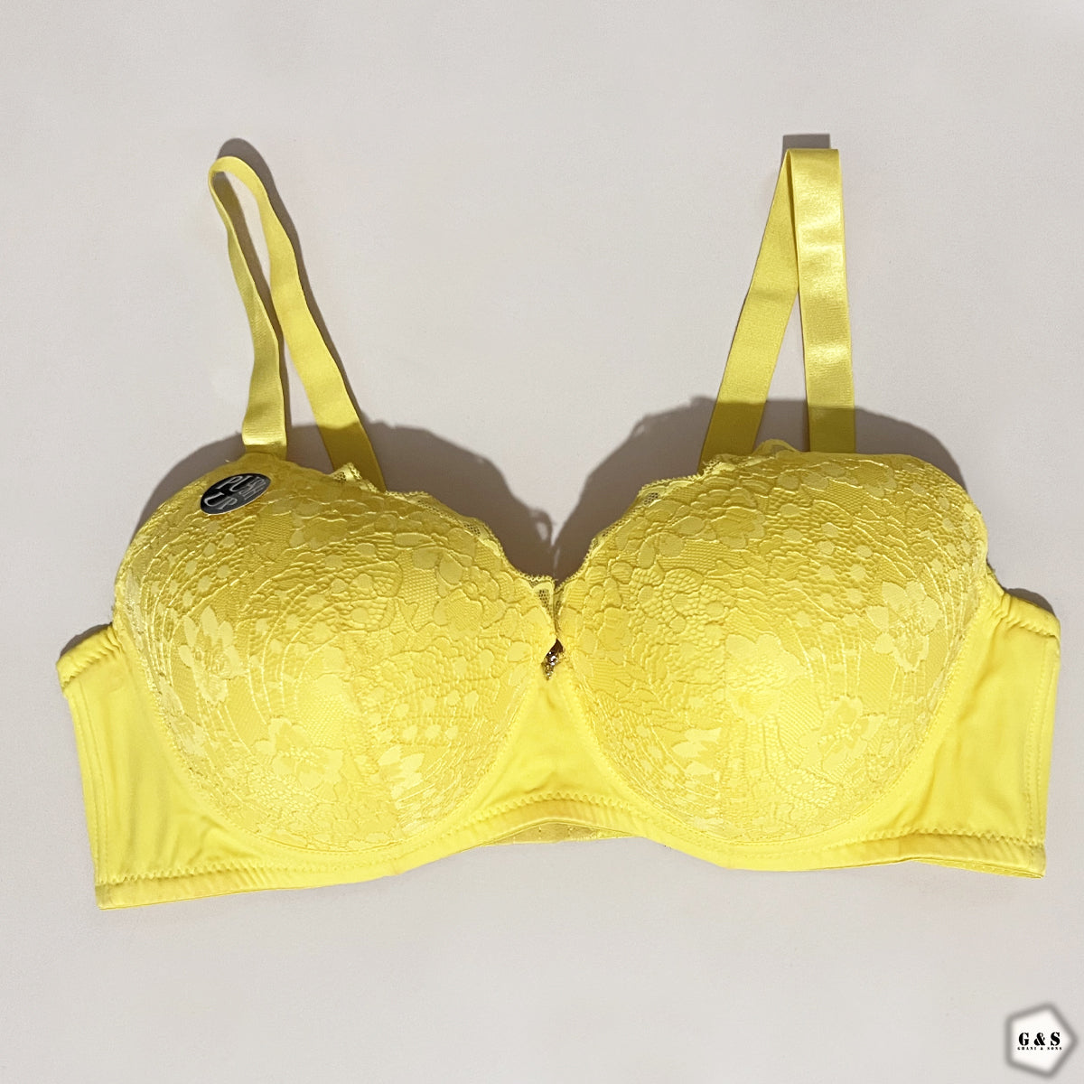 Ladies Imported 42D-DD Full Cup Single Padded Pack Of 2 Wired Pushup Bras