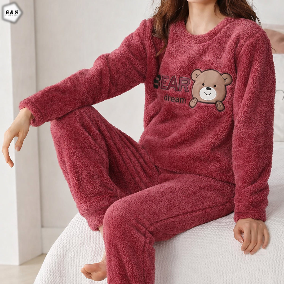 Ladies Imported Winter Flannel Suit