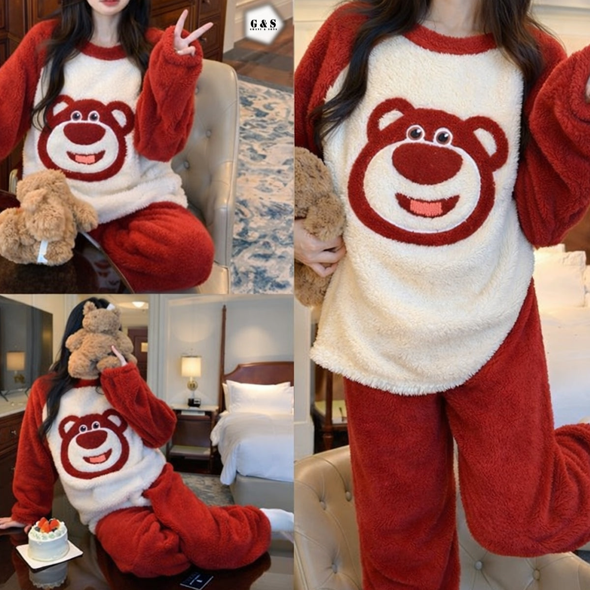 Ladies Imported Winter Flannel Suit