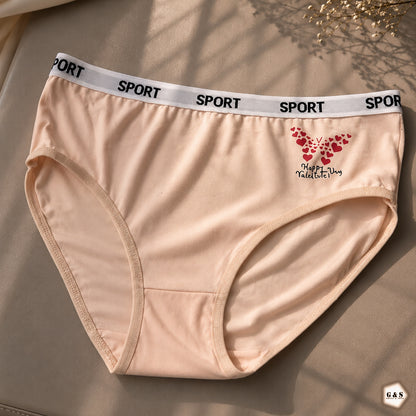 Girls Imported Pack Of 5 New Soft Cotton Jersey Panties