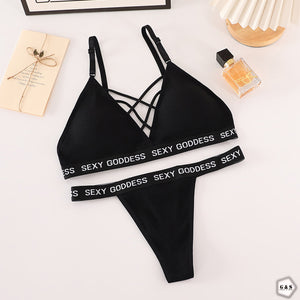 Pack Of 3 Bralette With Stylish T-Panty