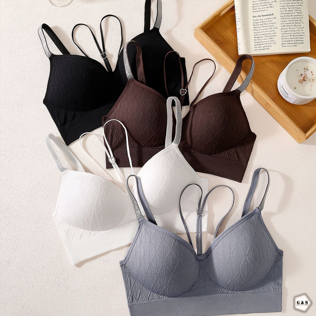 Ladies Imported New Design Pack Of 3 Sports/Casual Bralette