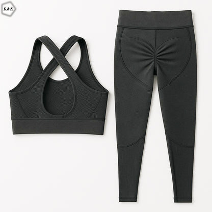 Premium Quality Sports Bra With Butt Lifter High Waist Legging