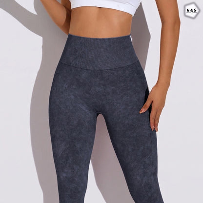 High Waist Seamless Charcoal Black Butt Lifter Gym/Yoga Legging