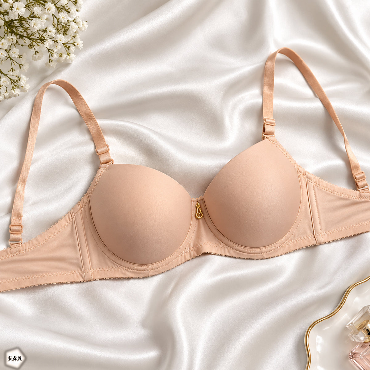 Zero Size Double Padded Wired Pack Of 3 Pushup Bras