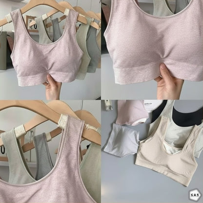 Girls Imported Pack Of 3 Soft Casual/Sports Bralette