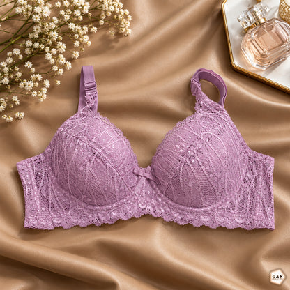 High Quality Wired Lace Pack Of 2 Non-Padded Pushup Bras