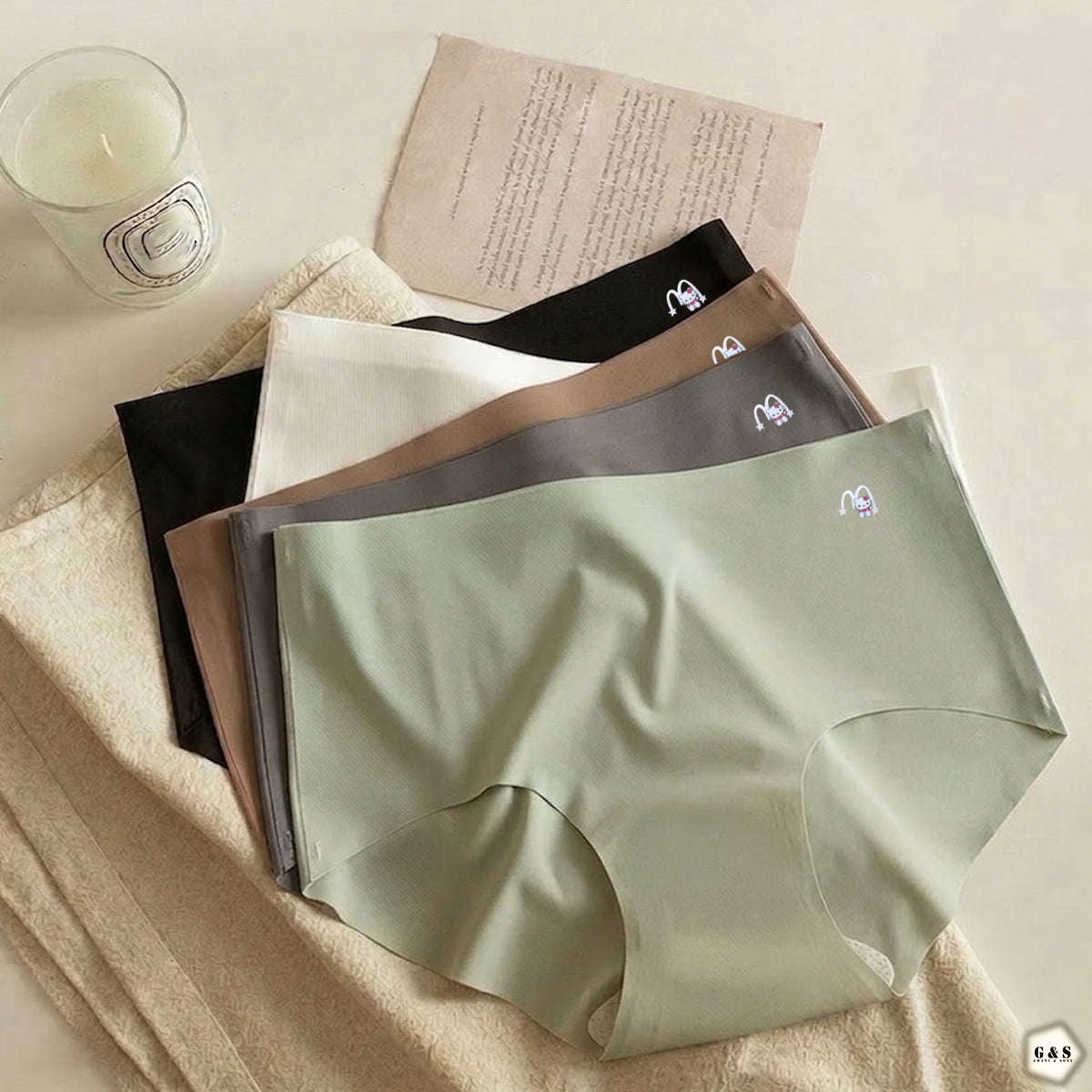 Pack Of 5 High Quality Pure Seamless Panties