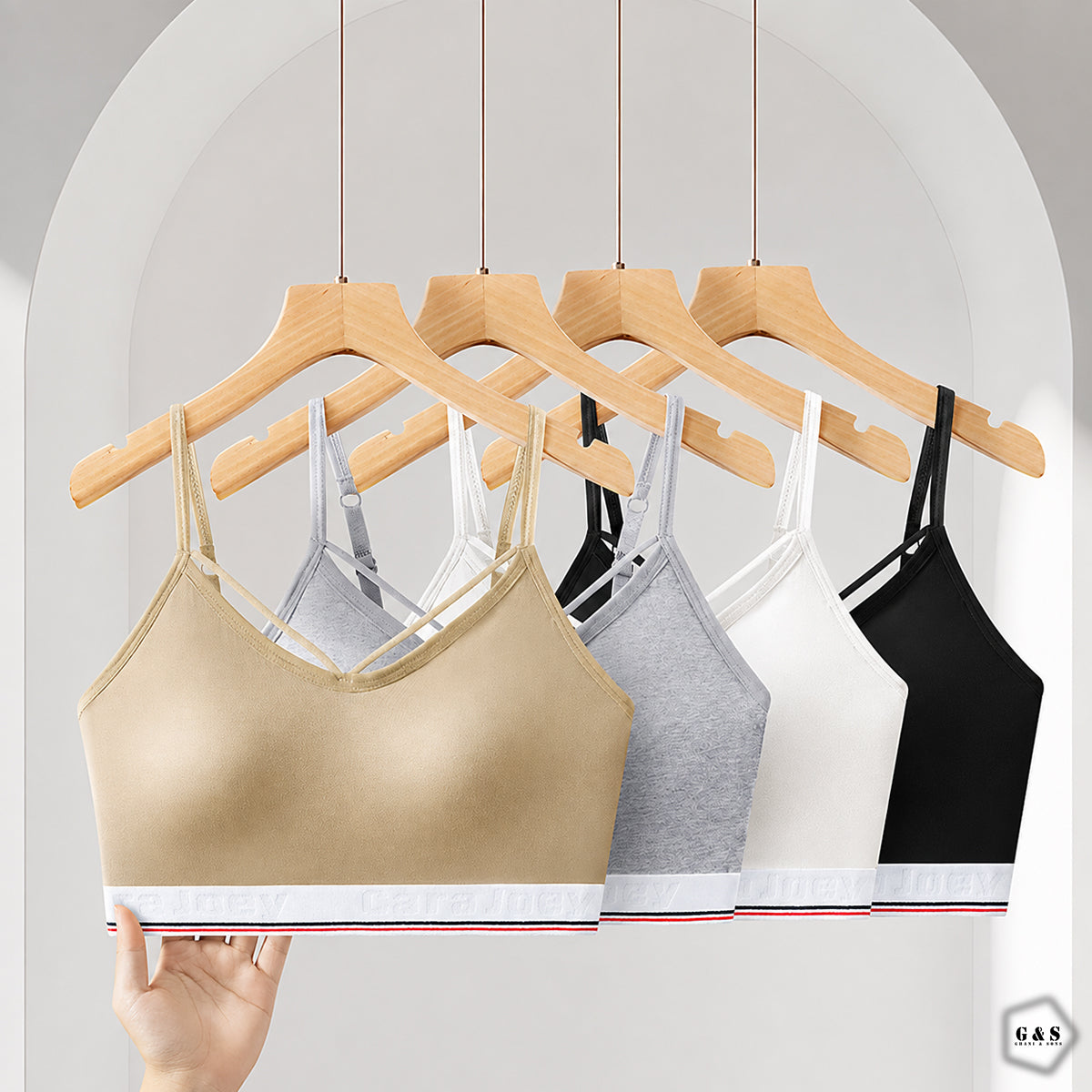 Pack Of 3 Pure Cotton High Quality Sports/Casual Bralette
