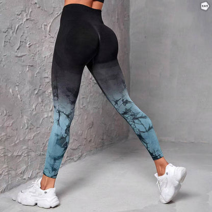 High Waist Seamless Double Shaded Design Butt Lifter Gym/Yoga Legging
