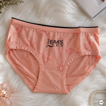 Pack Of 5 New Soft Cotton Jersey Panties With Elastic Waist Band