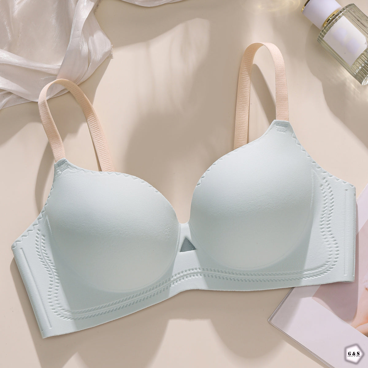 Pack Of 3 Double Padded Pushup Non-Wired Seamless Bras