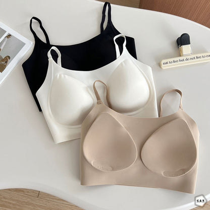 Pack Of 3 Premium Quality Seamless Adjustable Straps Padded Bralette