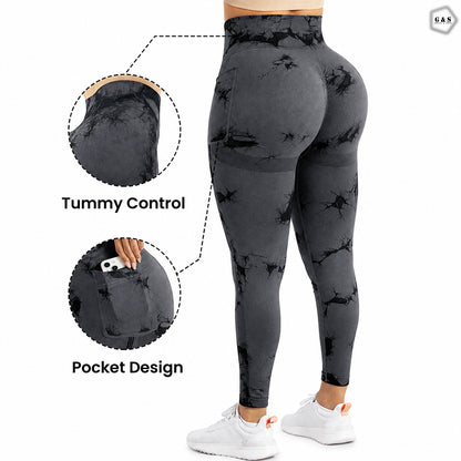 Printed High Quality Pocket Design Seamless Butt lifter Gym/Yoga Legging