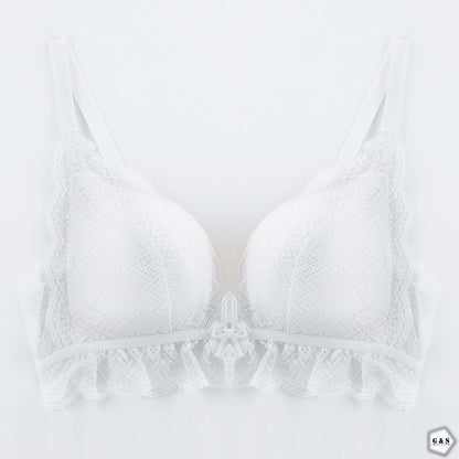 Single Padded Pack Of 2 Non Wired Lace Pushup Bras