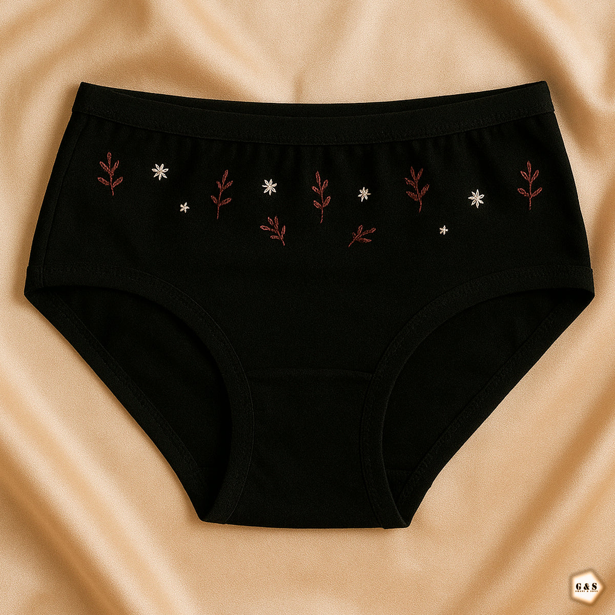 Pack Of 5 Flower Cotton Jersey Panties