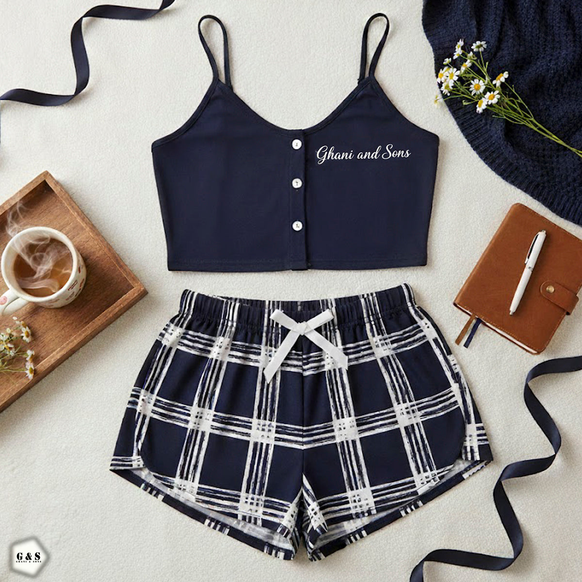 High Quality Pack Of 2 Malai Jersey Top With Short Set