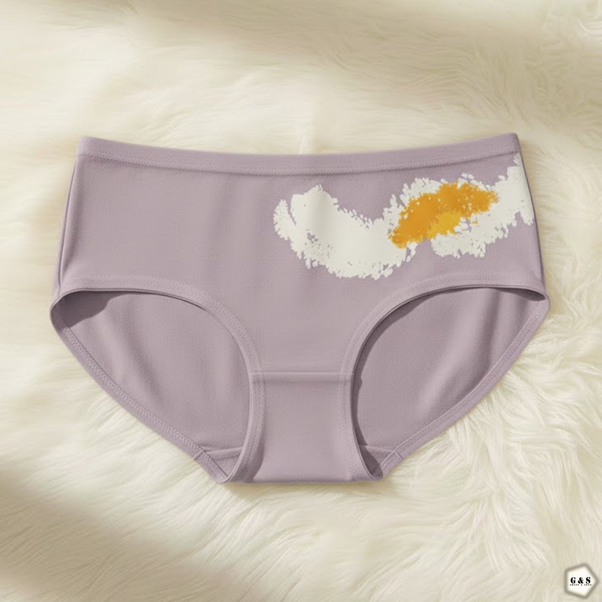 Girls Imported Pack Of 5 Back Printed Design High Quality Seamless Panties