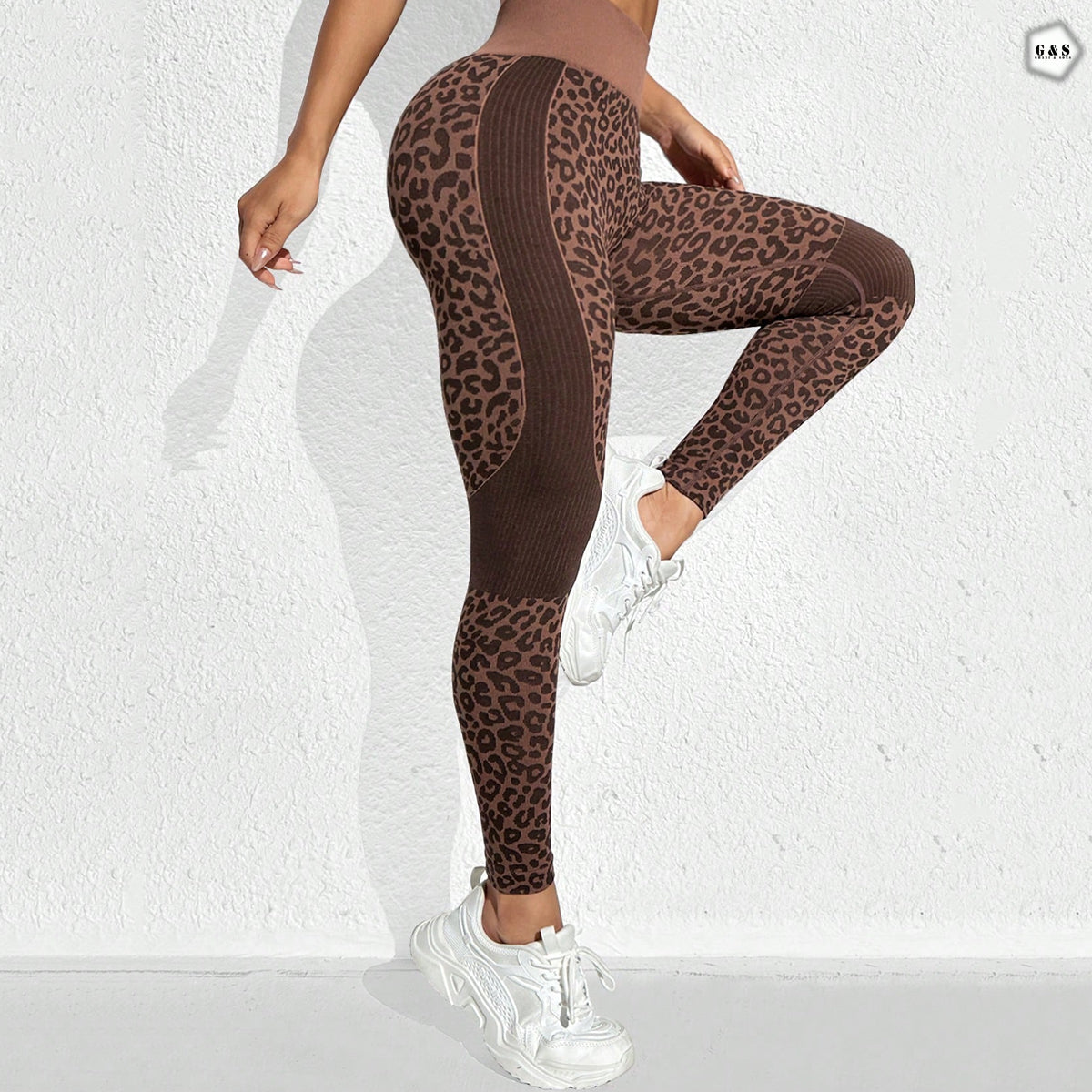 Cheetah Print Design Seamless Butt Lifter Gym/Yoga Legging