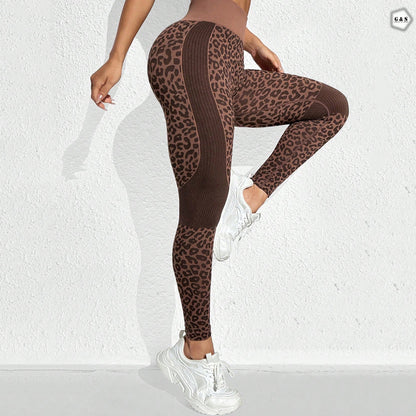 Cheetah Print Design Seamless Butt Lifter Gym/Yoga Legging